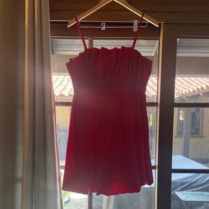 Red Strap Dress